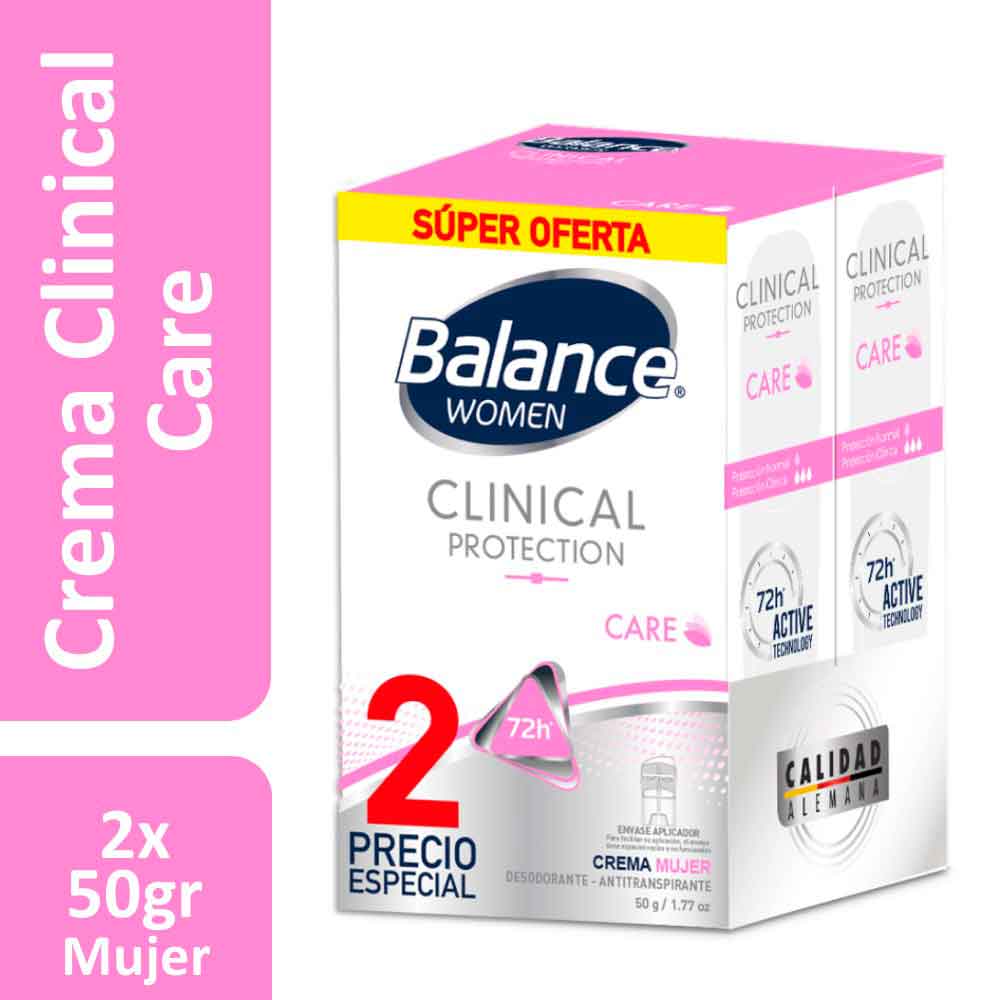 compra en nuestra tienda online: Desodorante crema women care Balance 50gr (2 pack)